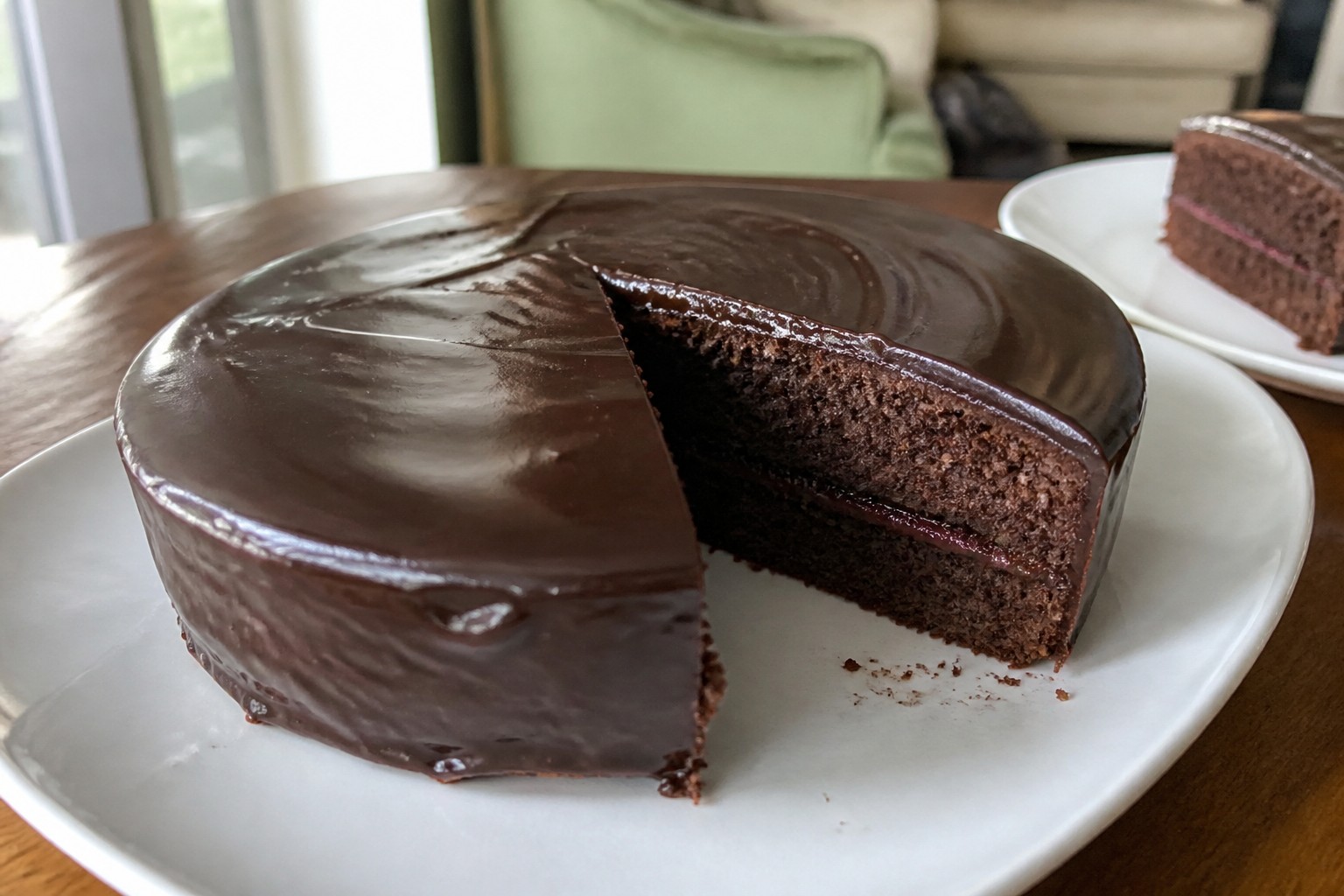 Sacher cake Recipe: A Vienna-Style Chocolate Apricot Cake at Home in a home kitchen