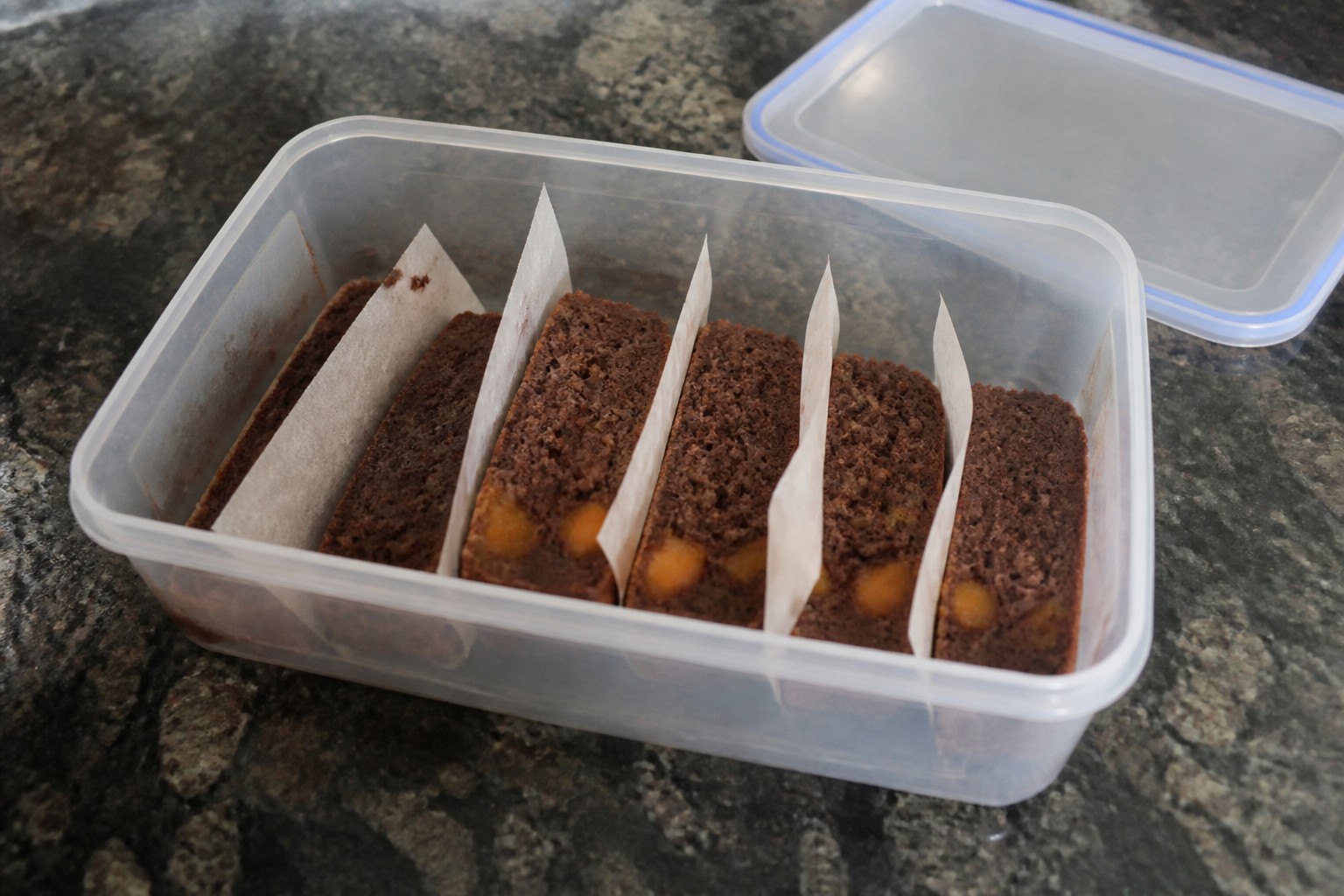 A practical freezing and thawing homemade Sacher cake step