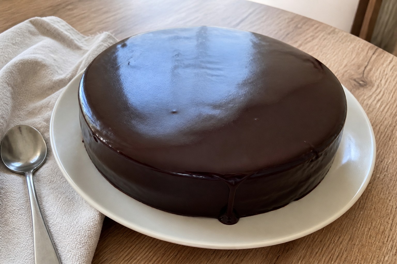 Sacher cake Recipe: A Vienna-Style Chocolate Apricot Cake at Home in a home kitchen