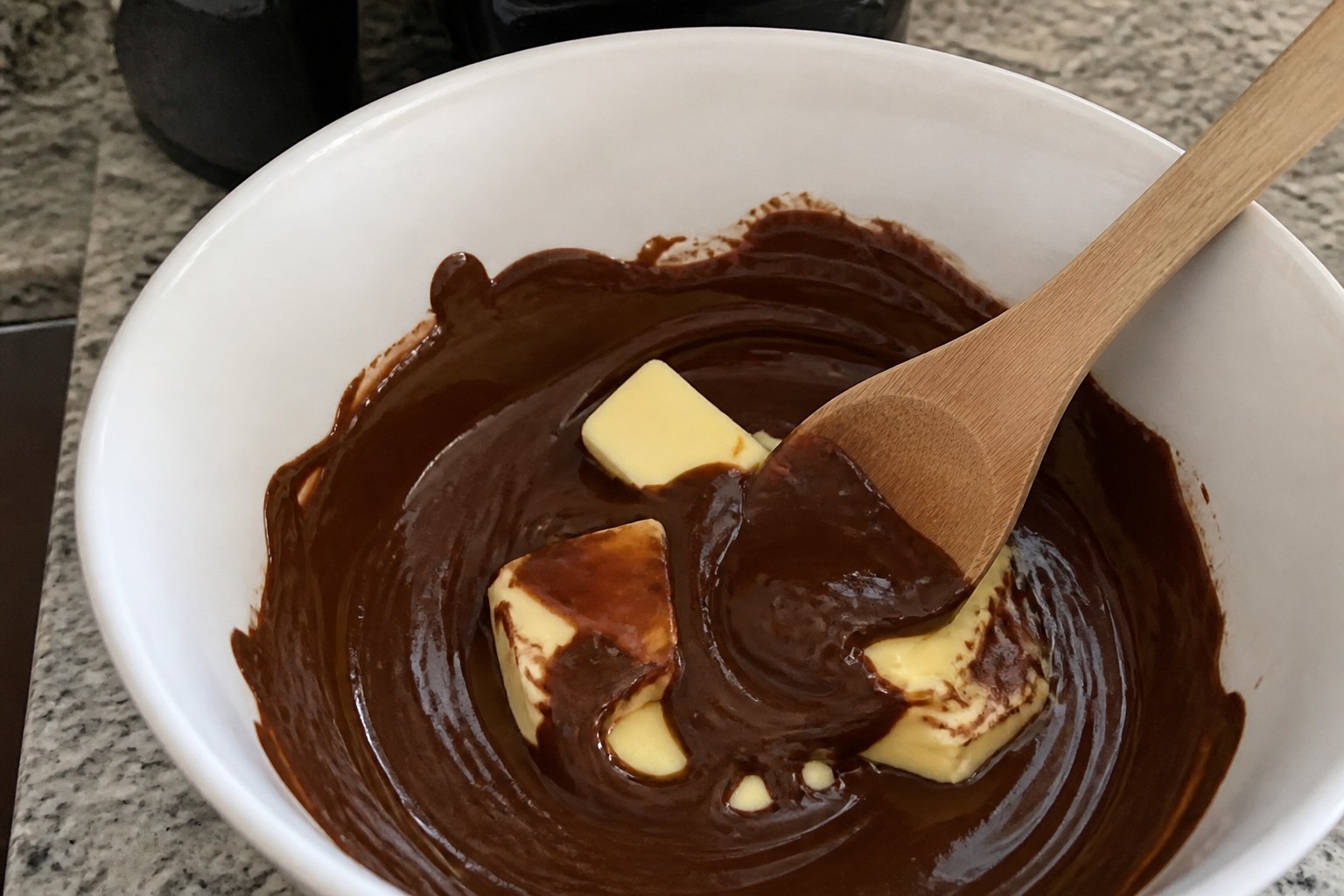 A practical a home version of the classic chocolate-and-apricot cake step