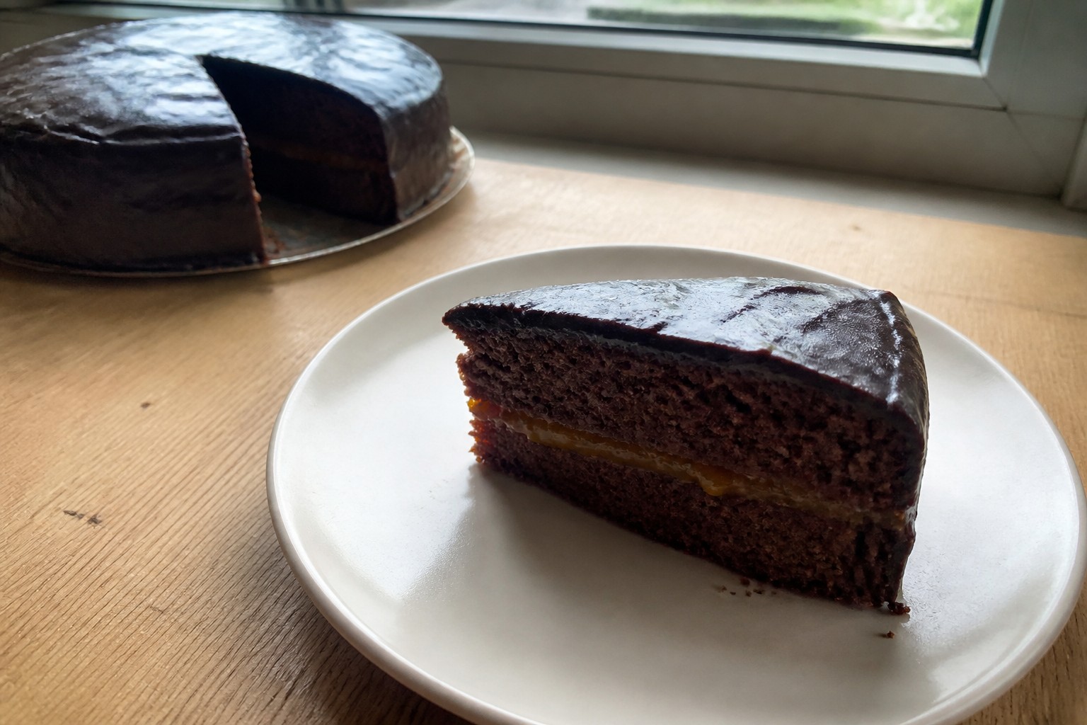 Sacher cake Recipe: A Vienna-Style Chocolate Apricot Cake at Home in a home kitchen